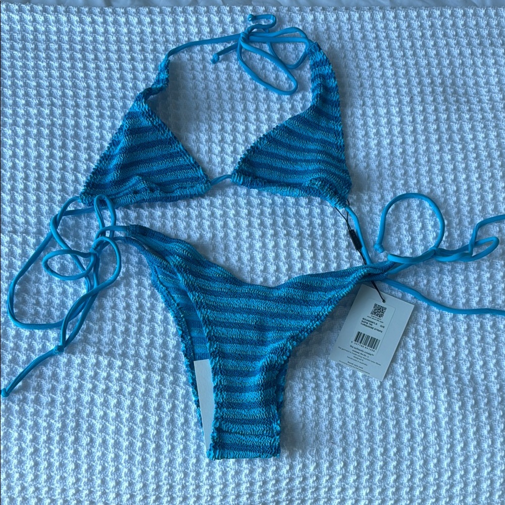 Bond-eye Turquoise and Blue Bikini